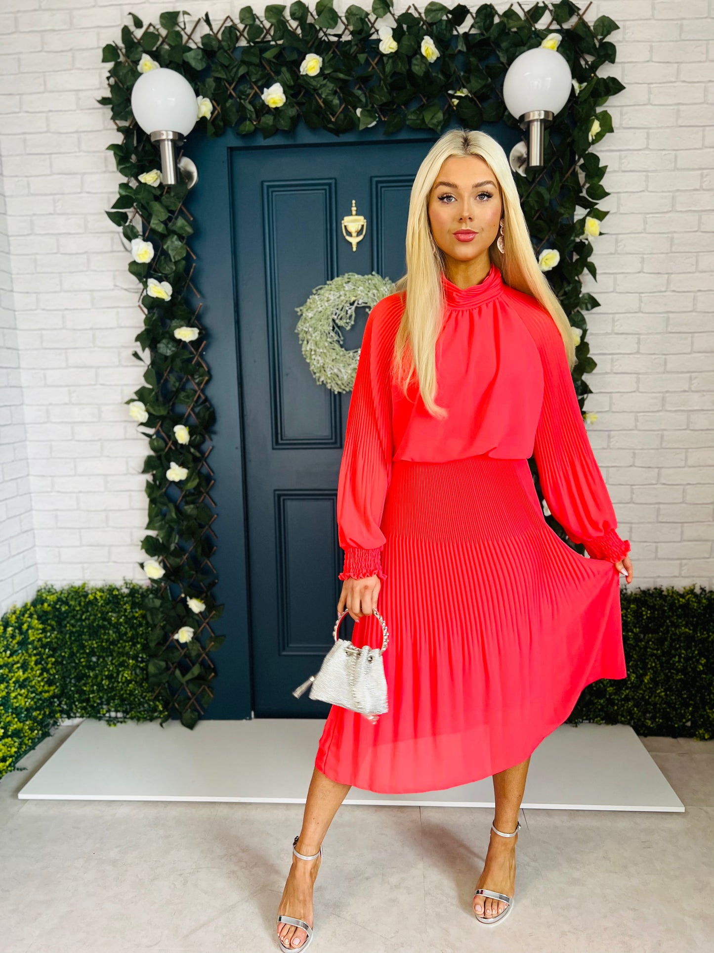 Henri Dress Coral