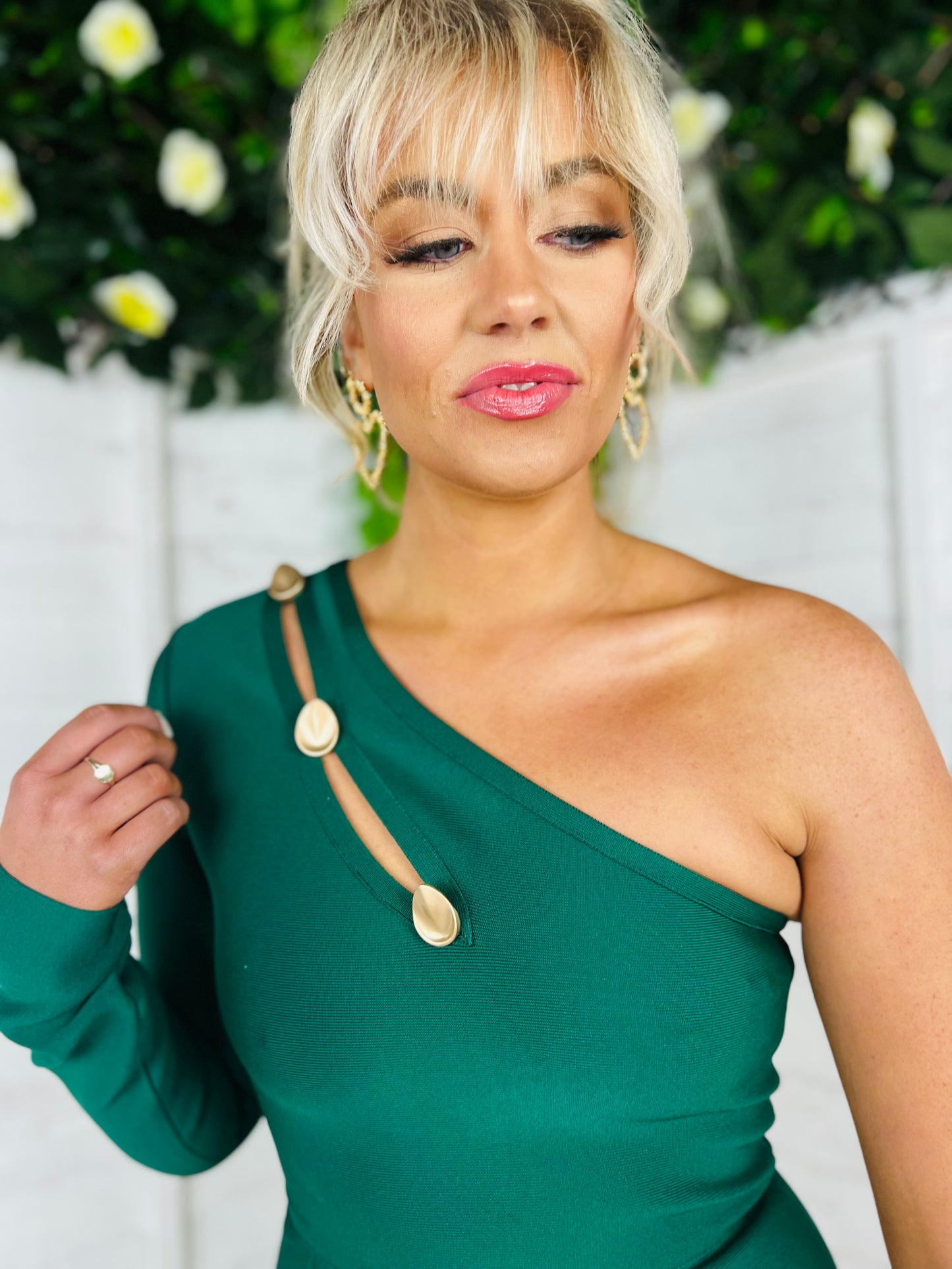 Jayo Bodycon Dress Green
