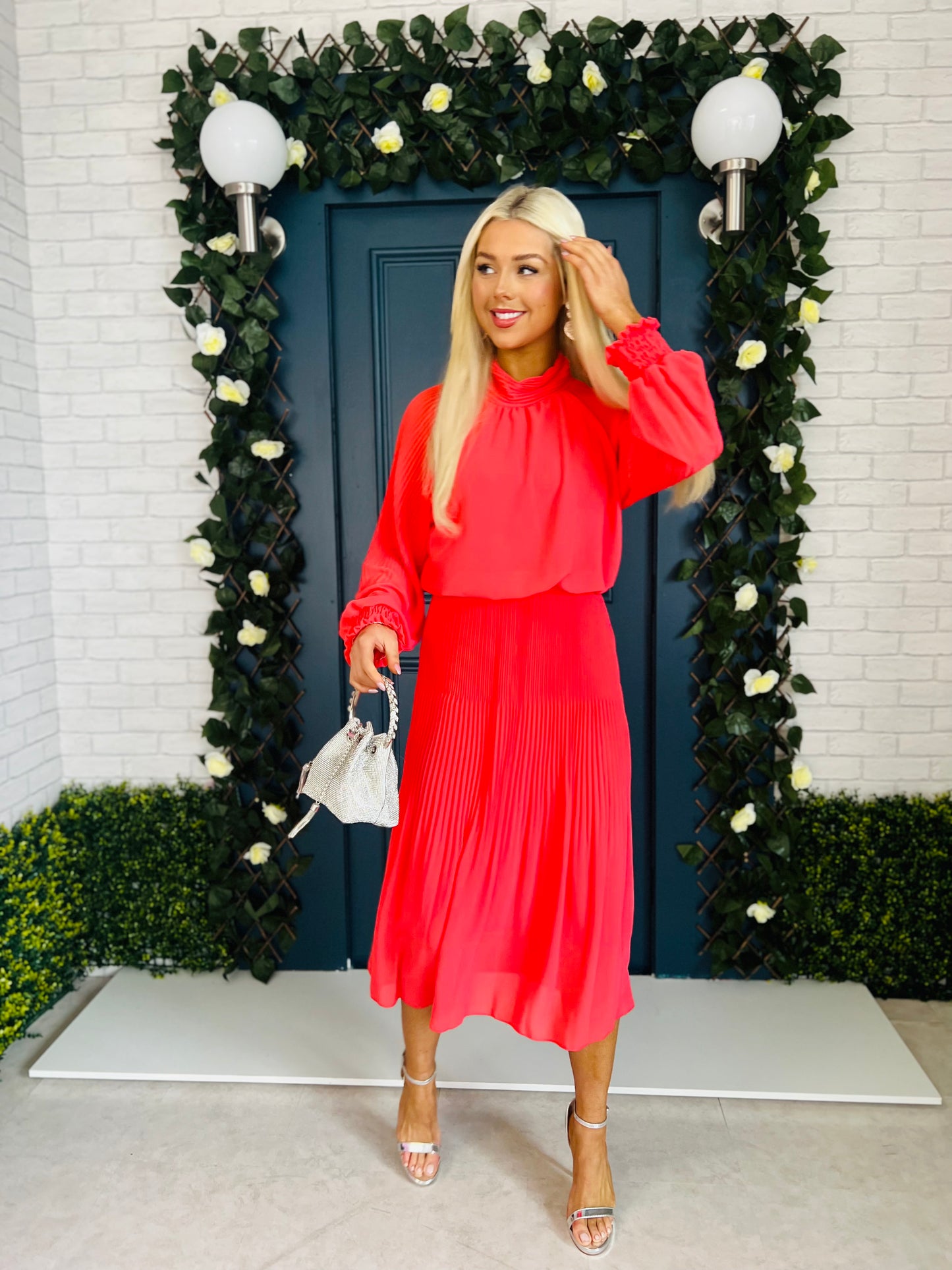 Henri Dress Coral