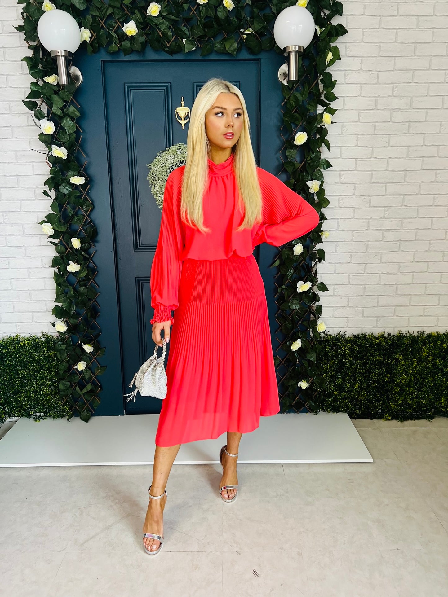 Henri Dress Coral