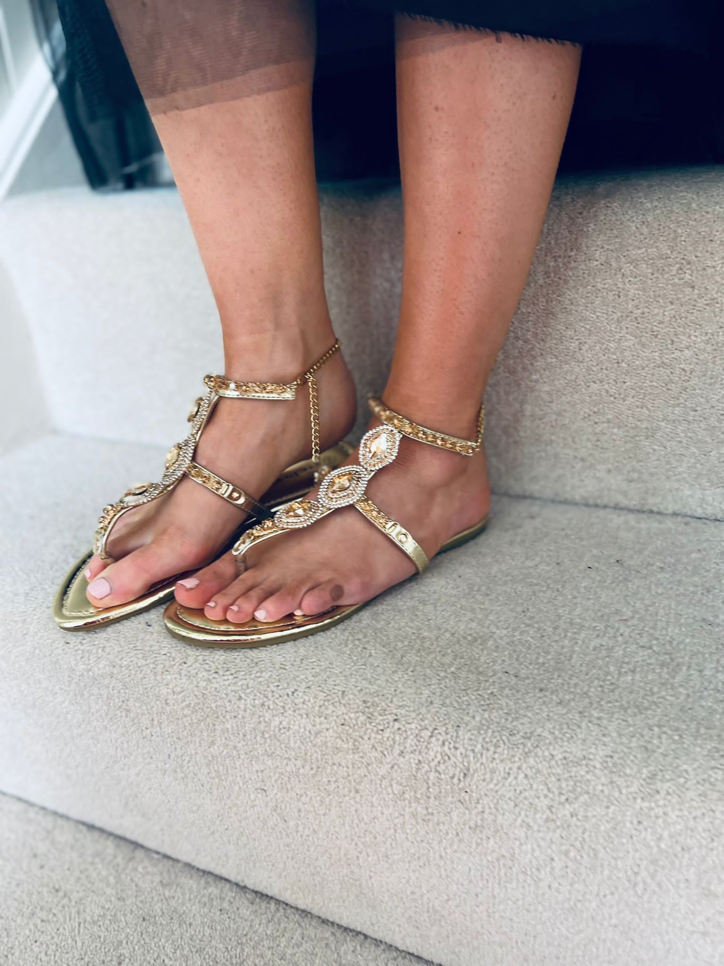 Otis Sandals Gold