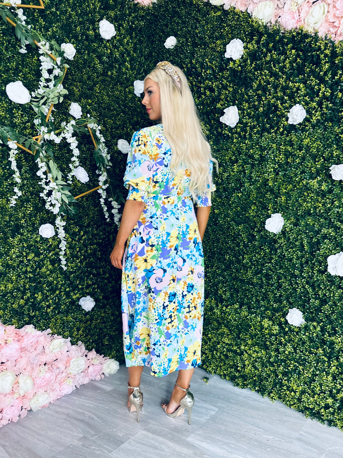 Nova Floral Midi Dress
