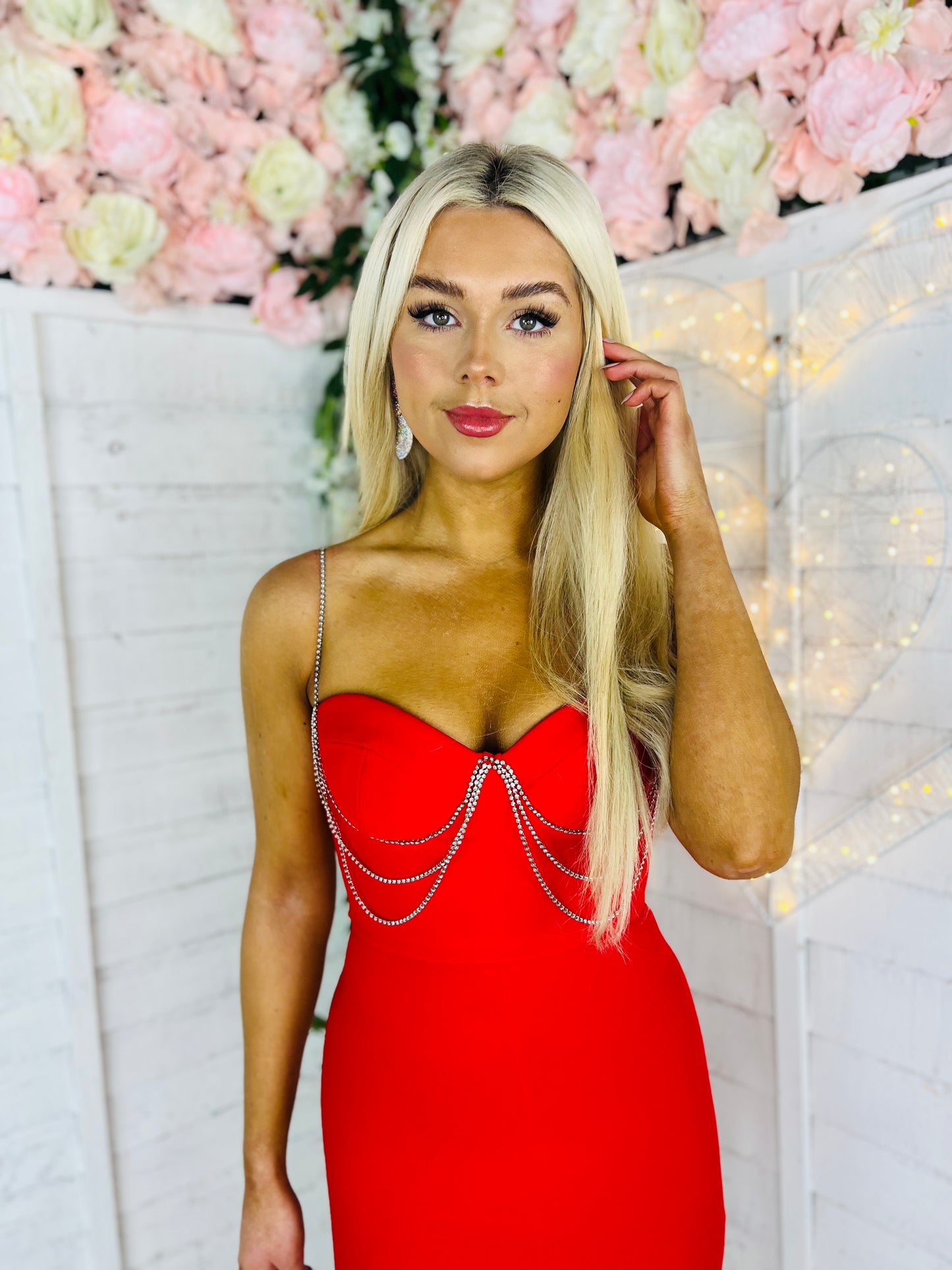 Pasque Dress Red