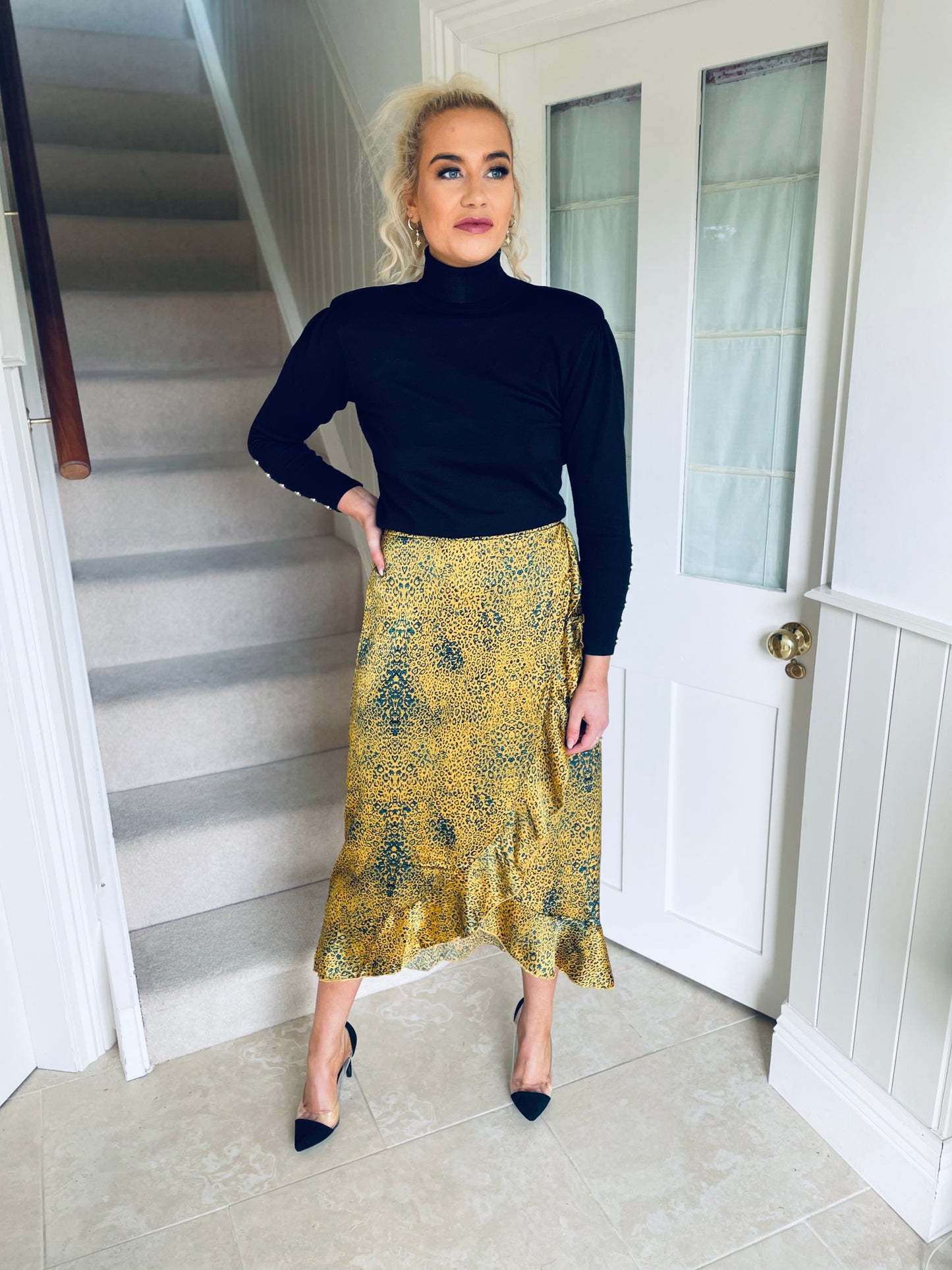 Emily Skirt Yellow Animal