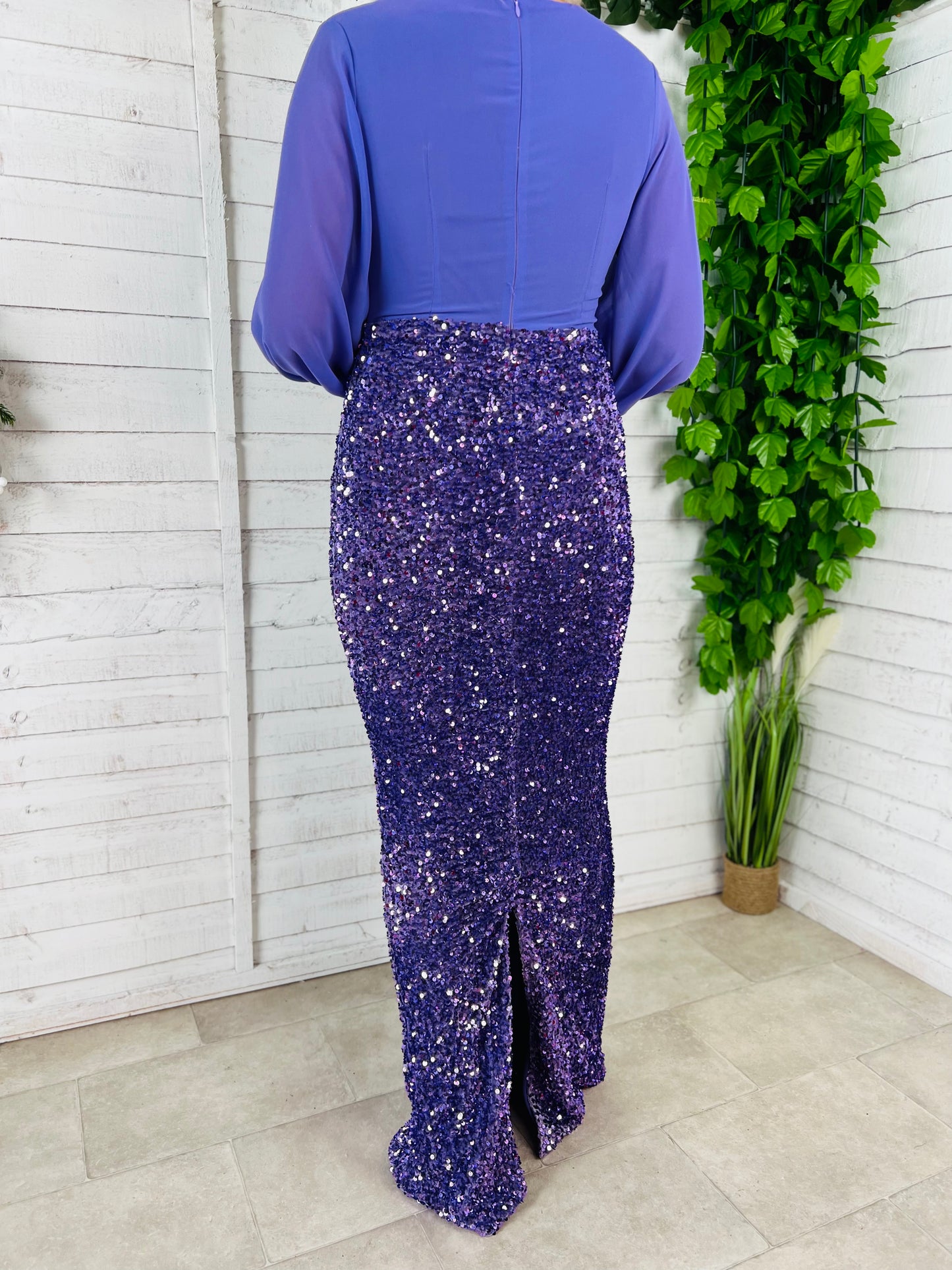 Darius Dress Purple
