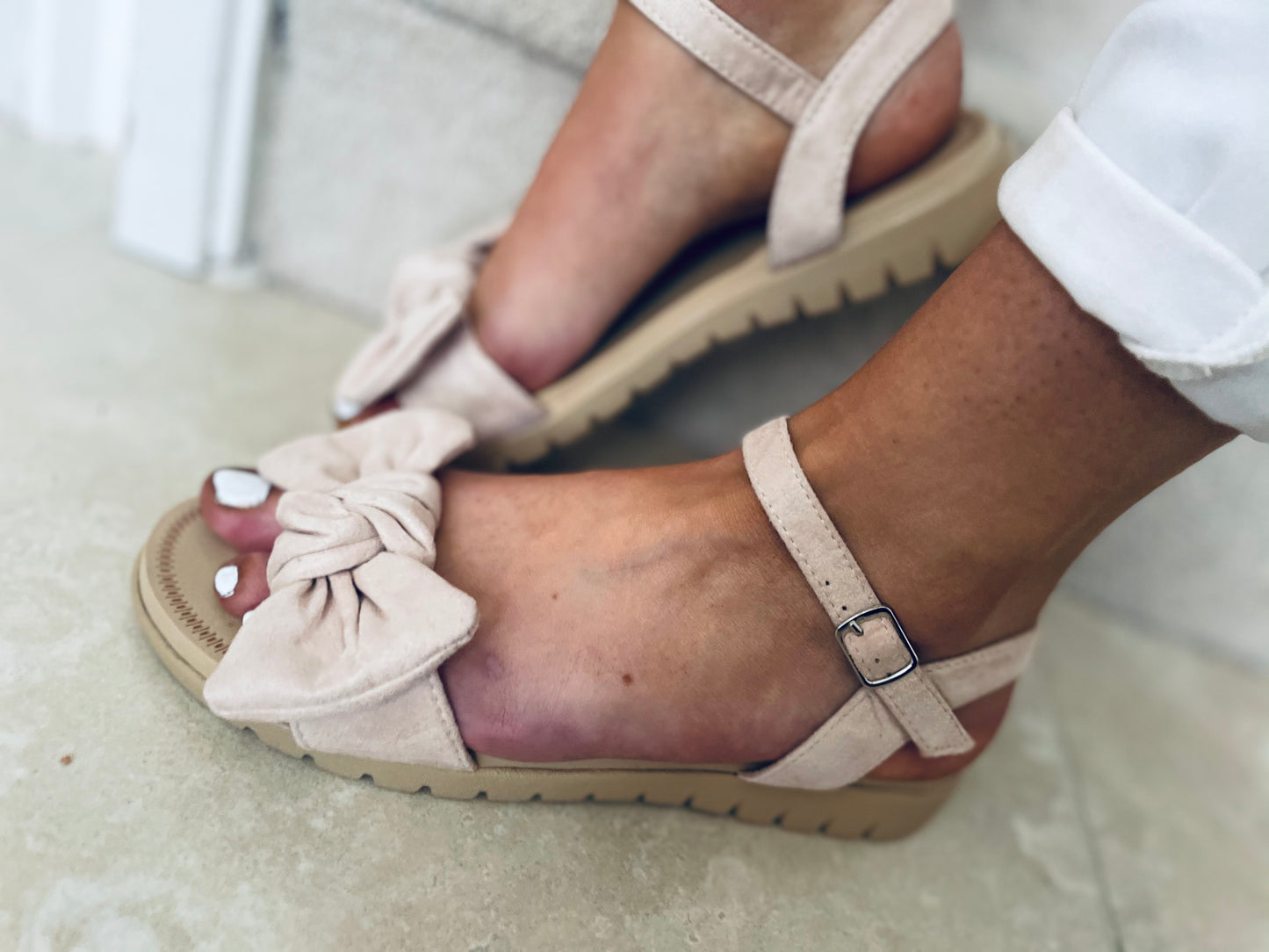 Ronan Sandals Beige