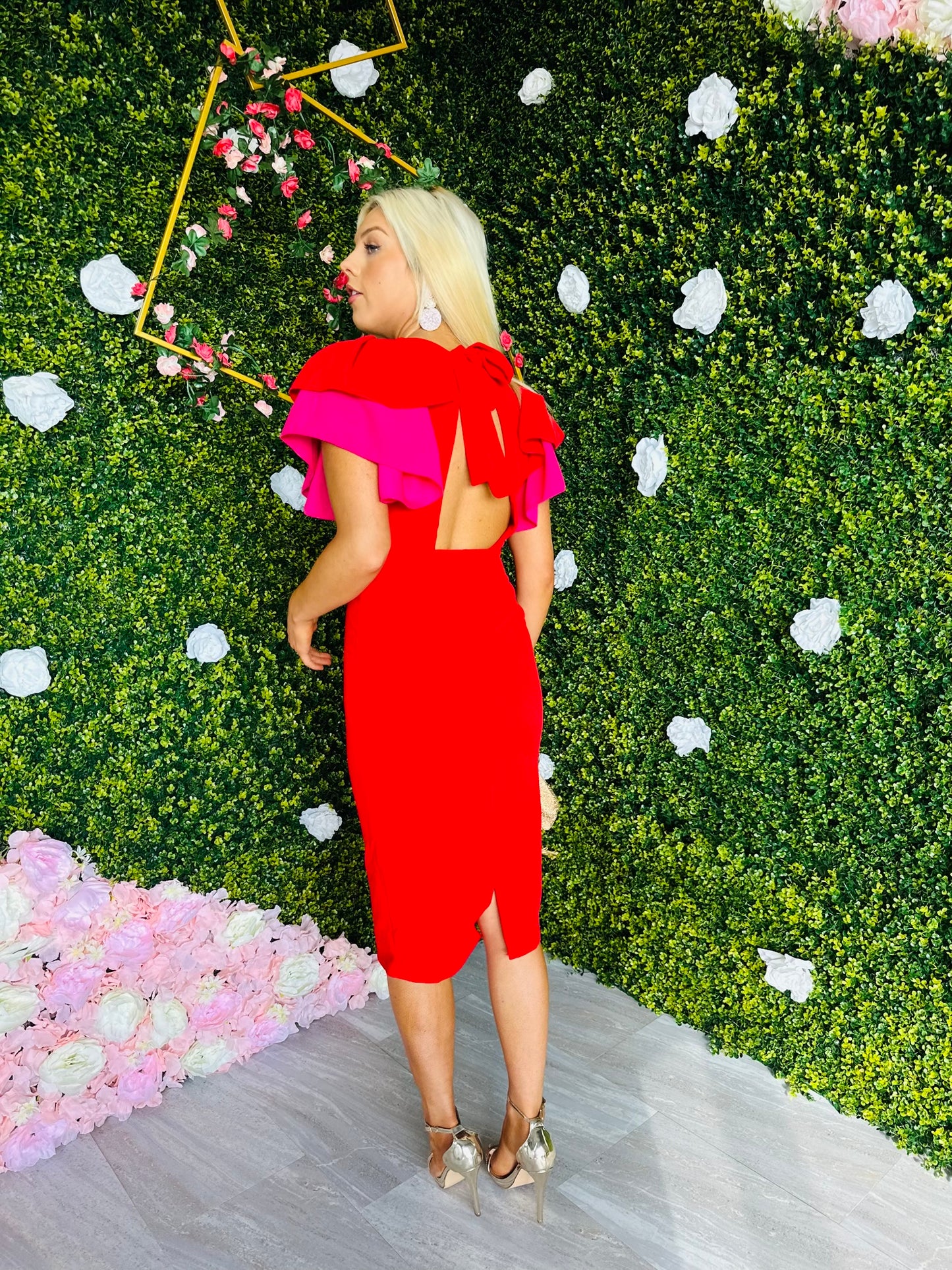 Patrice Dress Red
