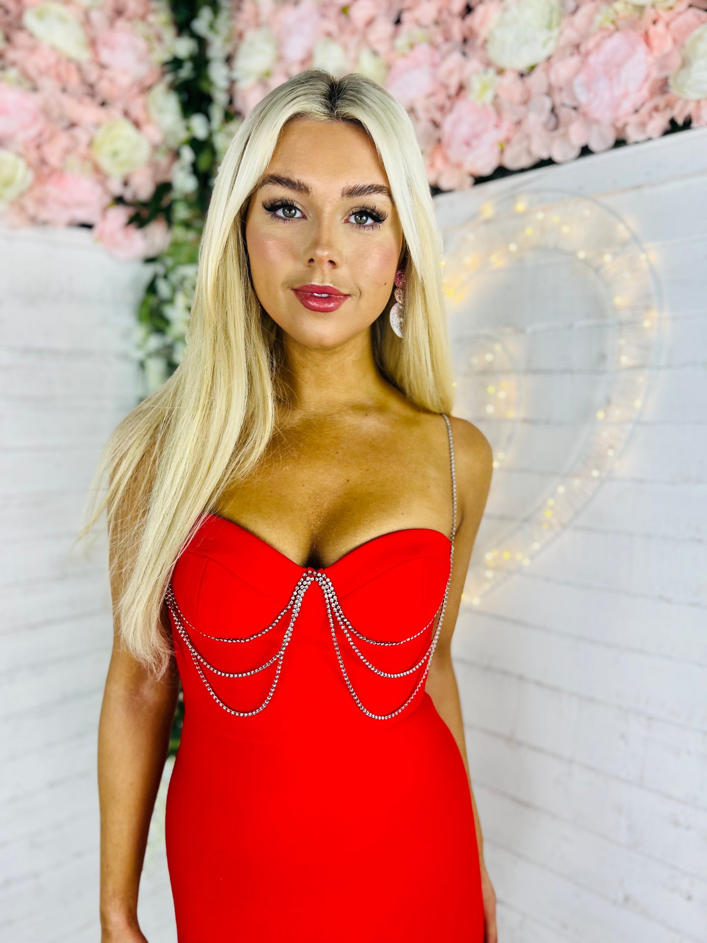 Pasque Dress Red