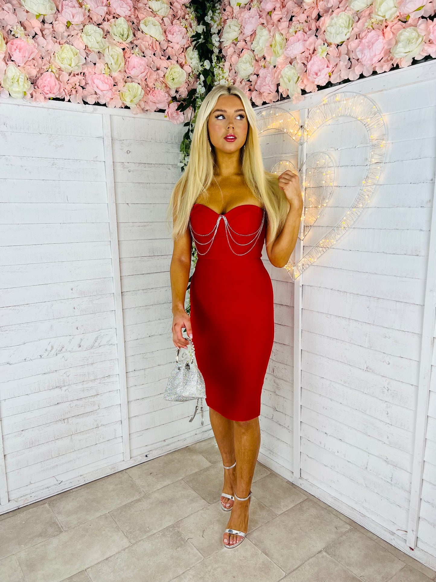 Pasque Dress Red