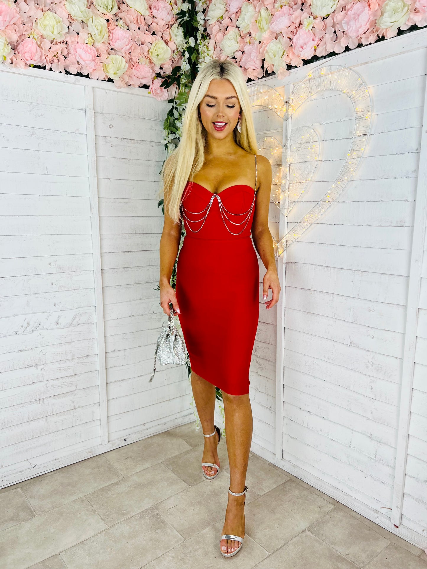 Pasque Dress Red