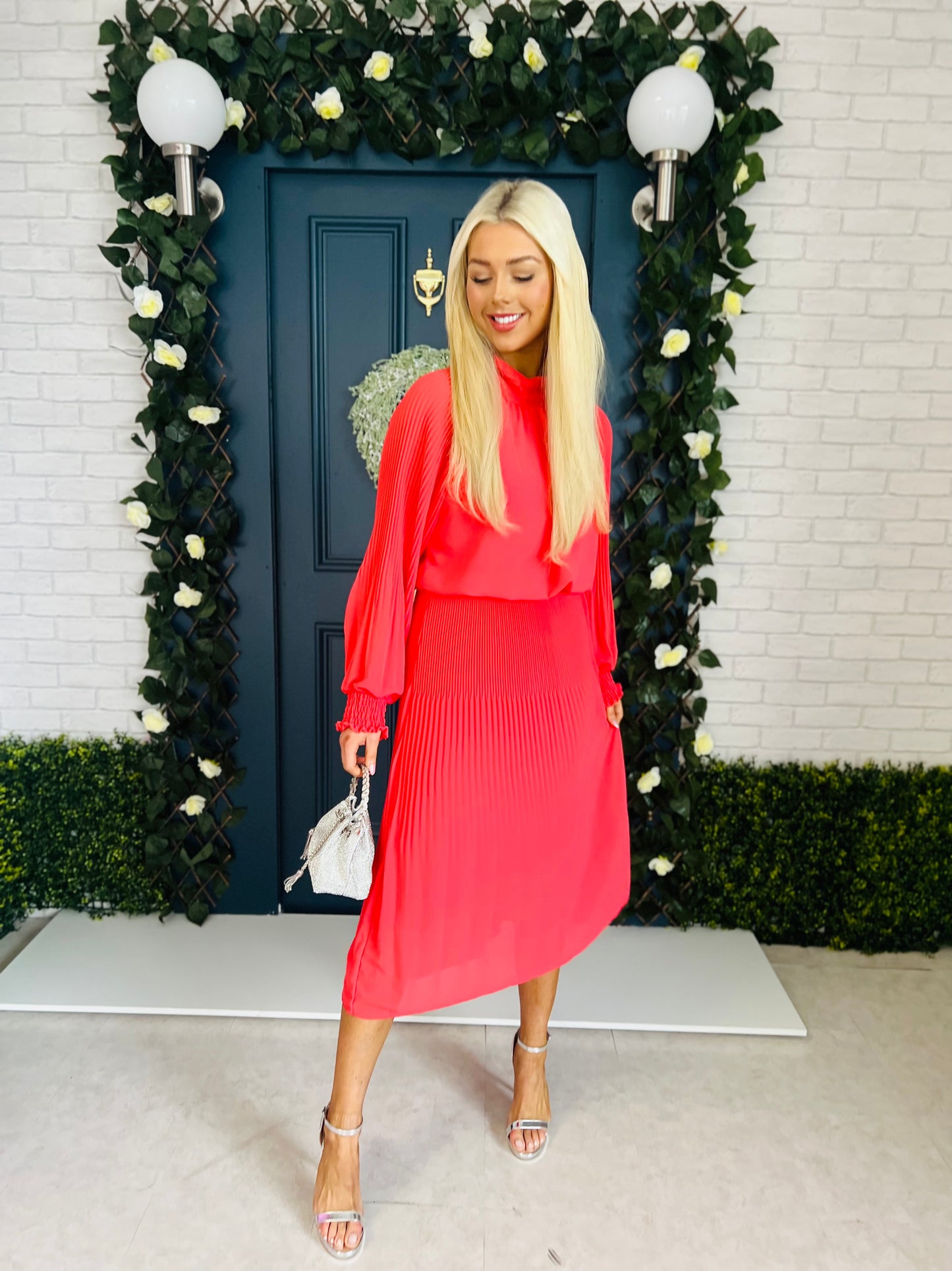 Henri Dress Coral