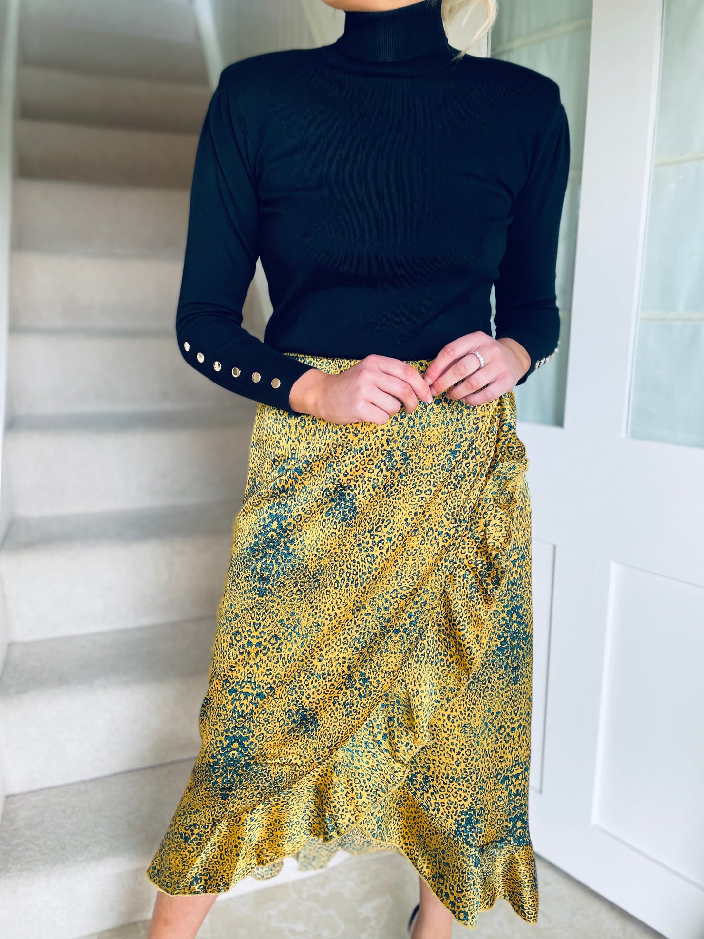Emily Skirt Yellow Animal