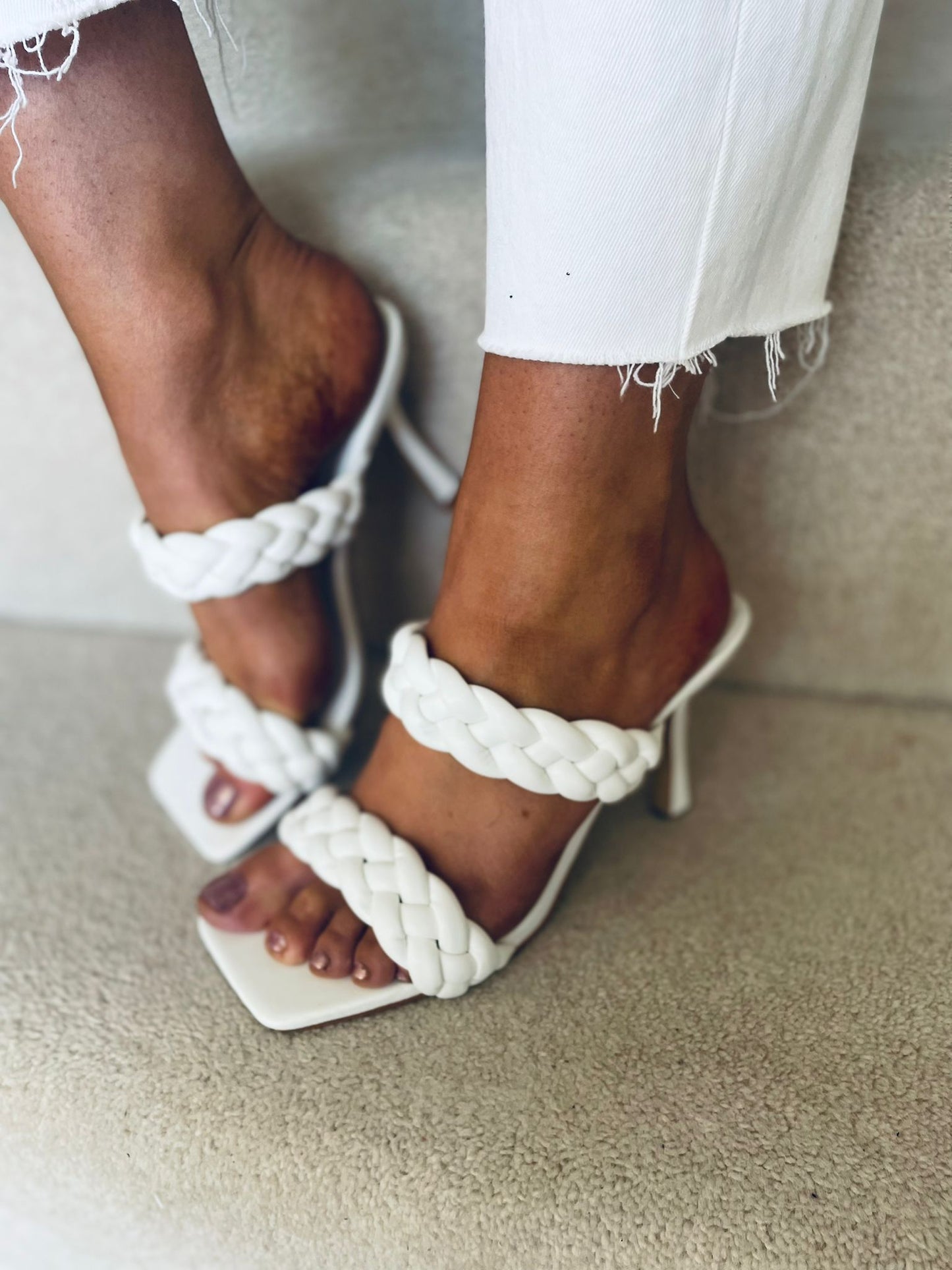 Xina Heels White
