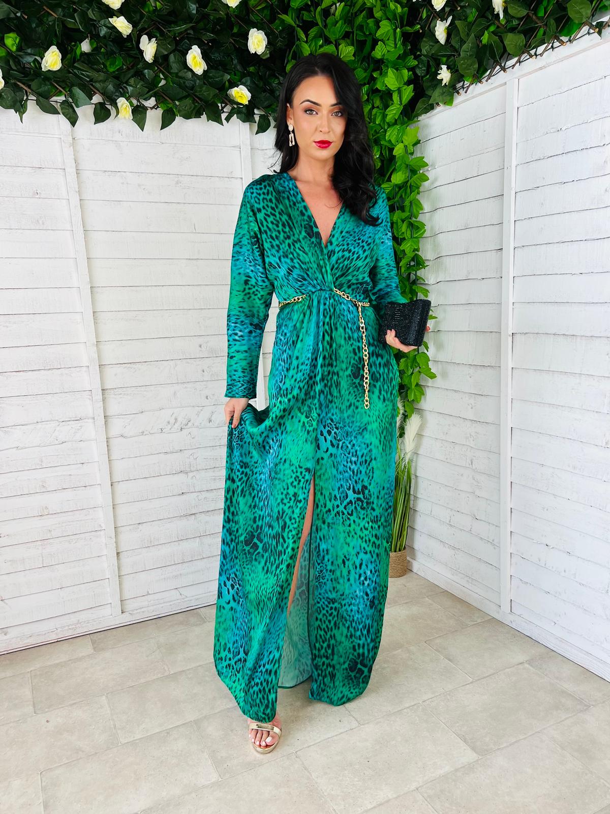 Cali Maxi Dress Green