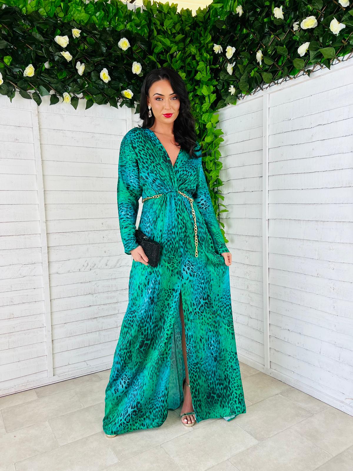 Cali Maxi Dress Green