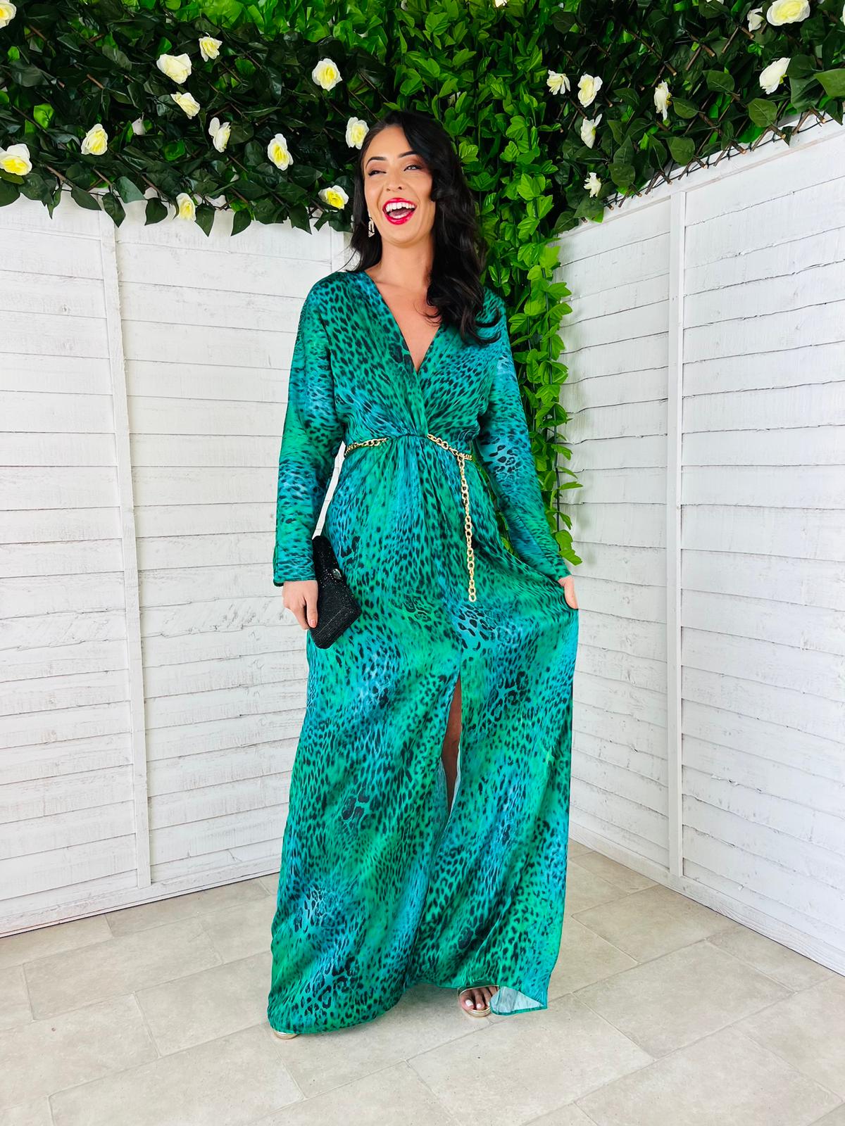 Cali Maxi Dress Green