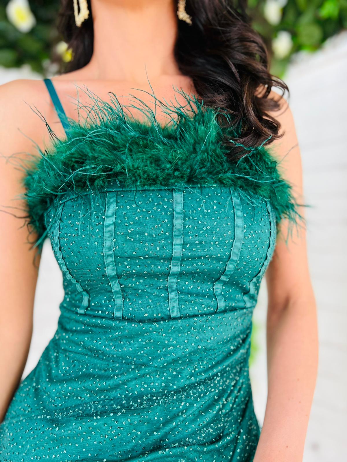 Rayne Mini Dress Forest