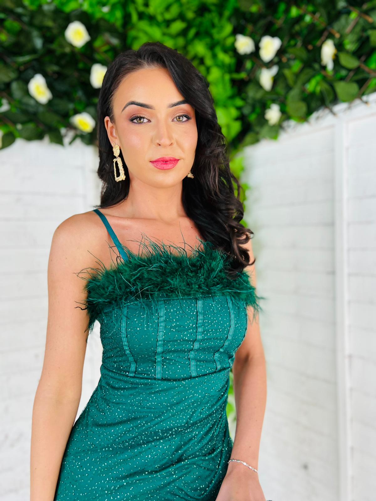 Rayne Mini Dress Forest