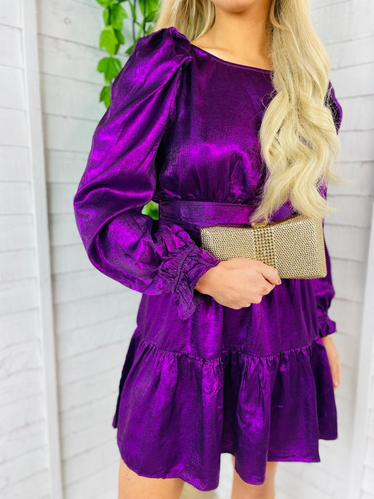 Cameron Mini Dress Violet