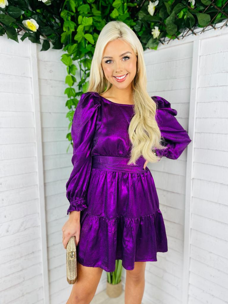 Cameron Mini Dress Violet