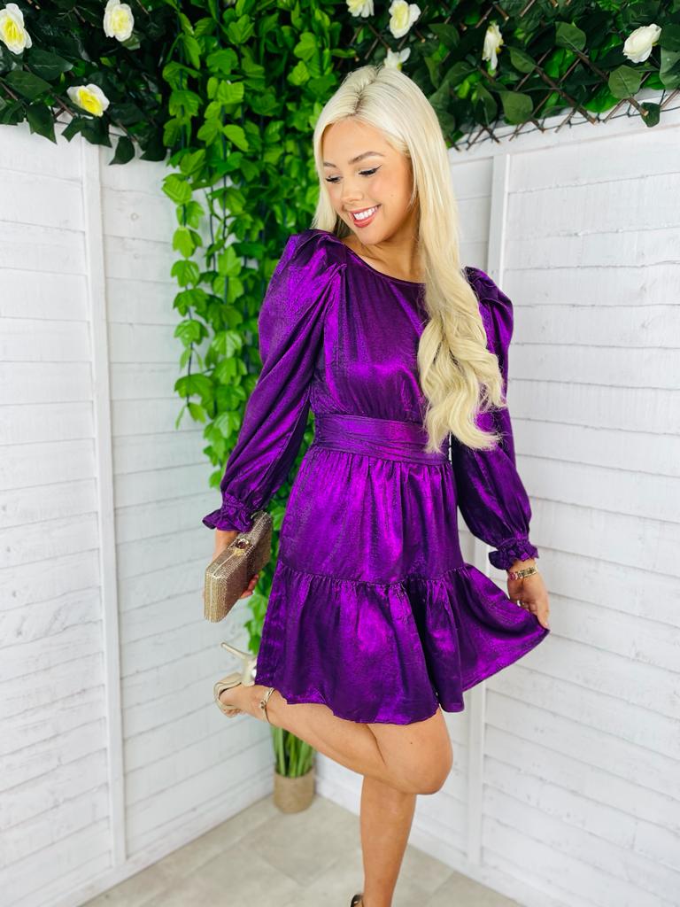 Cameron Mini Dress Violet