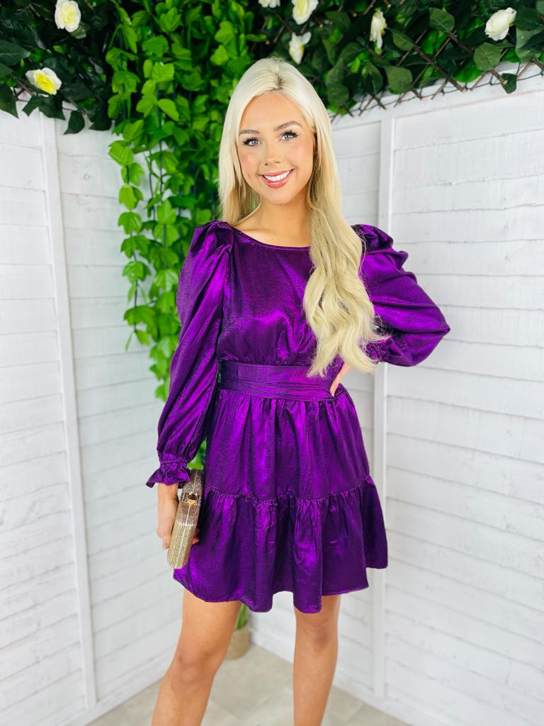 Cameron Mini Dress Violet