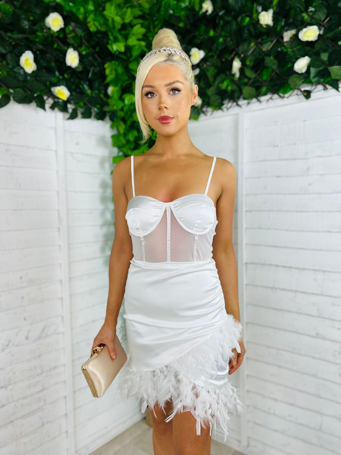 Iris Mini Dress White