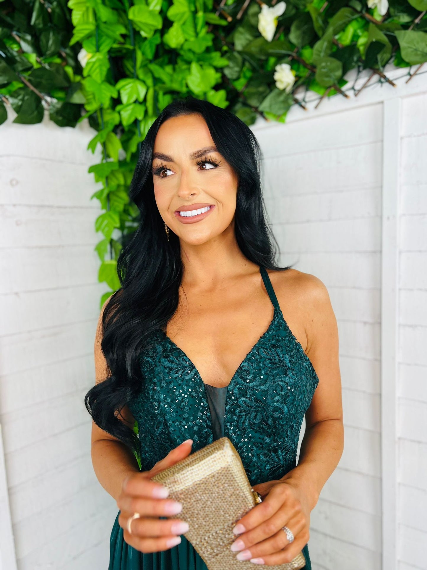 Silvie Maxi Tulle Maxi Dress Green