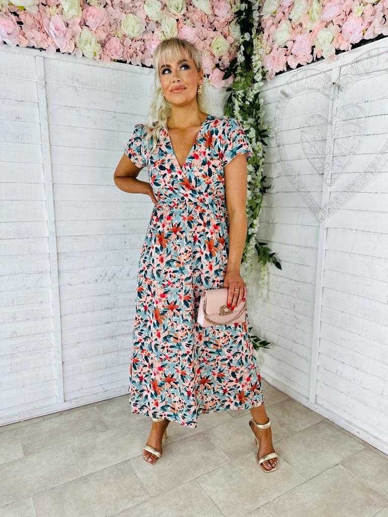 Glenda Open Back Midi Dress