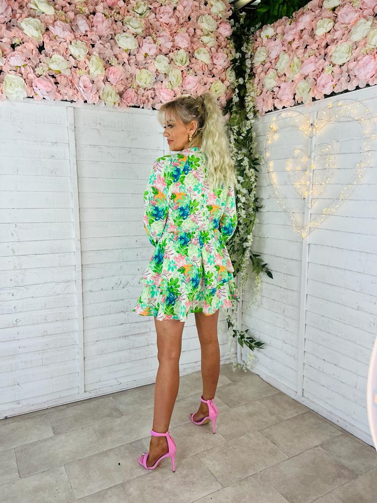Billie Mini Dress Green