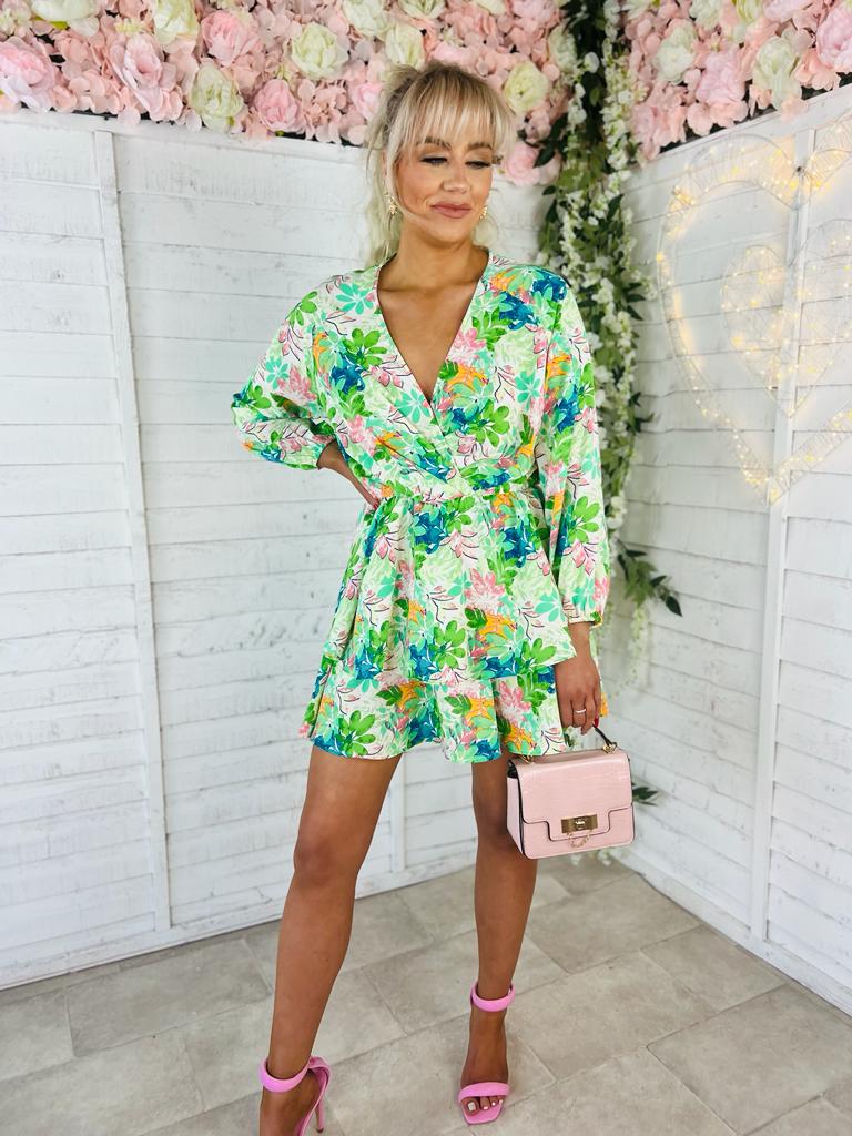 Billie Mini Dress Green