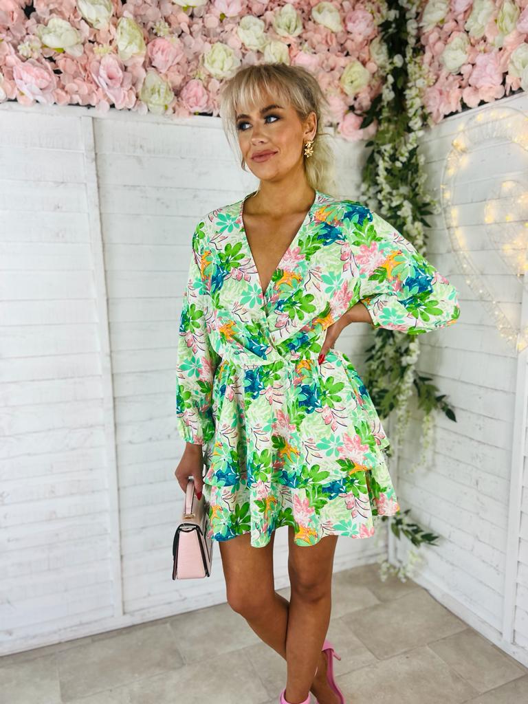 Billie Mini Dress Green
