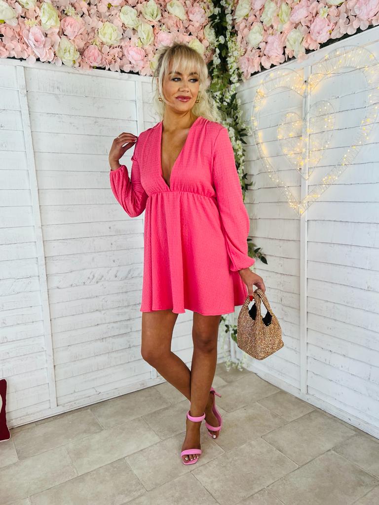 Eden Mini Dress Coral