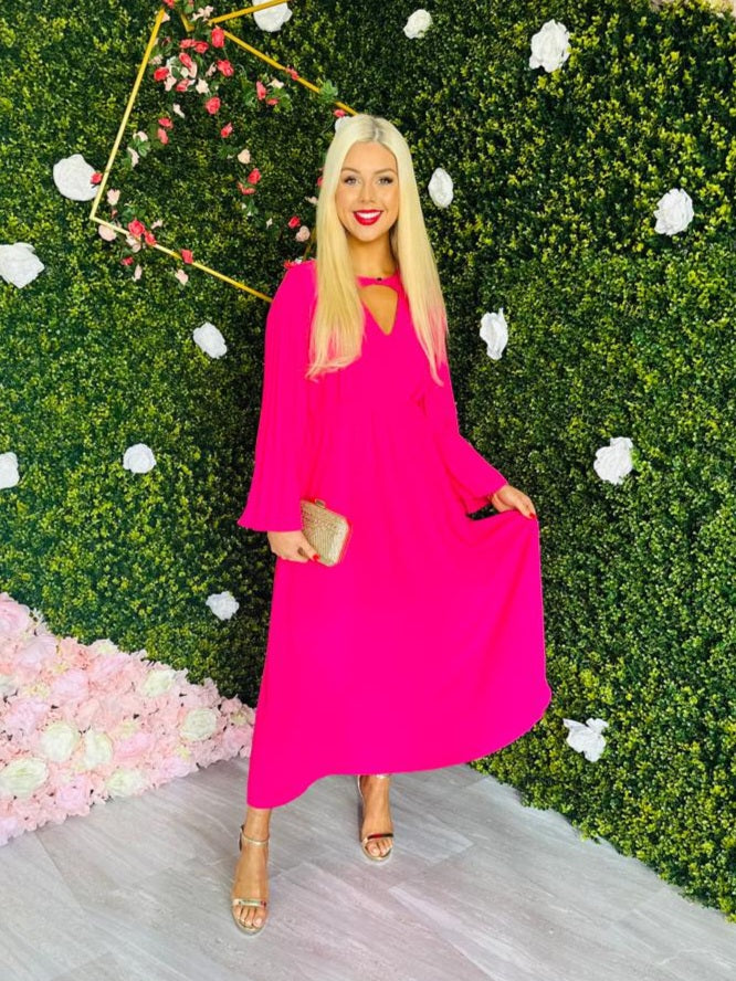Maya Midi Dress Pink