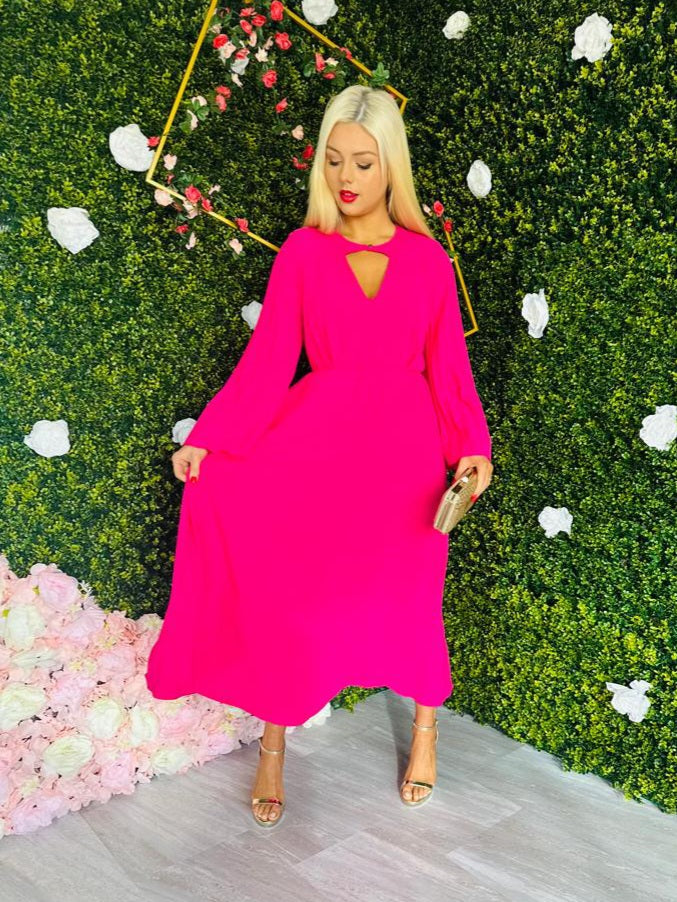 Maya Midi Dress Pink