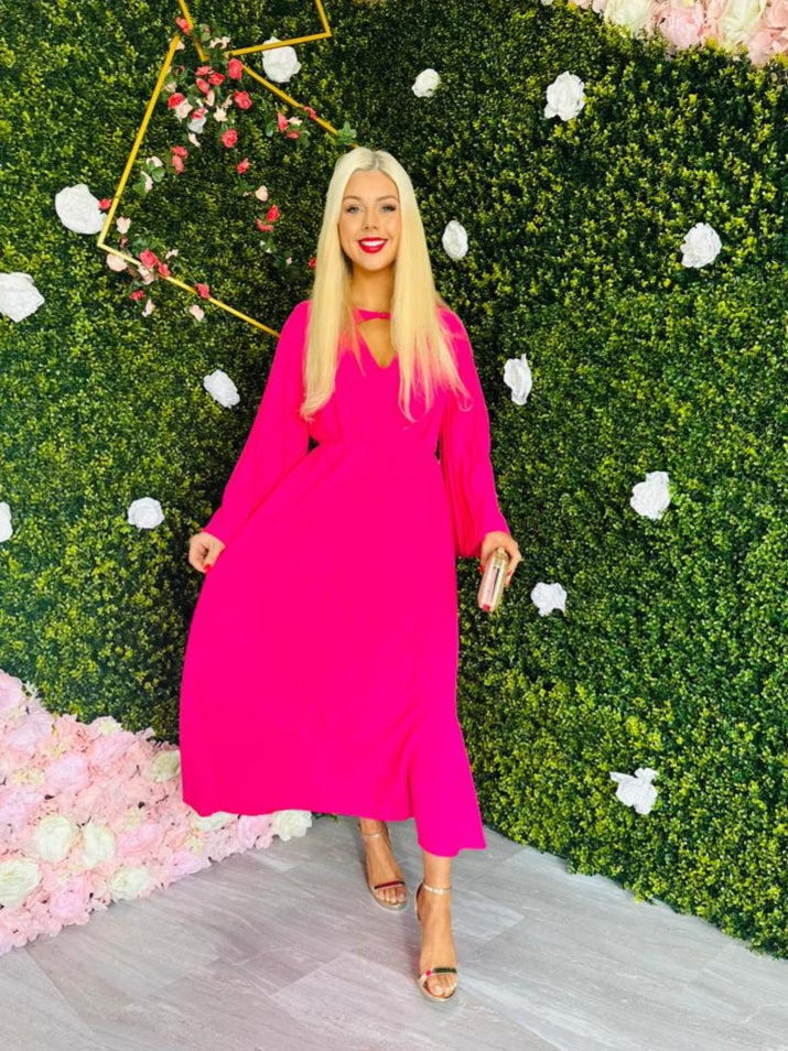 Maya Midi Dress Pink