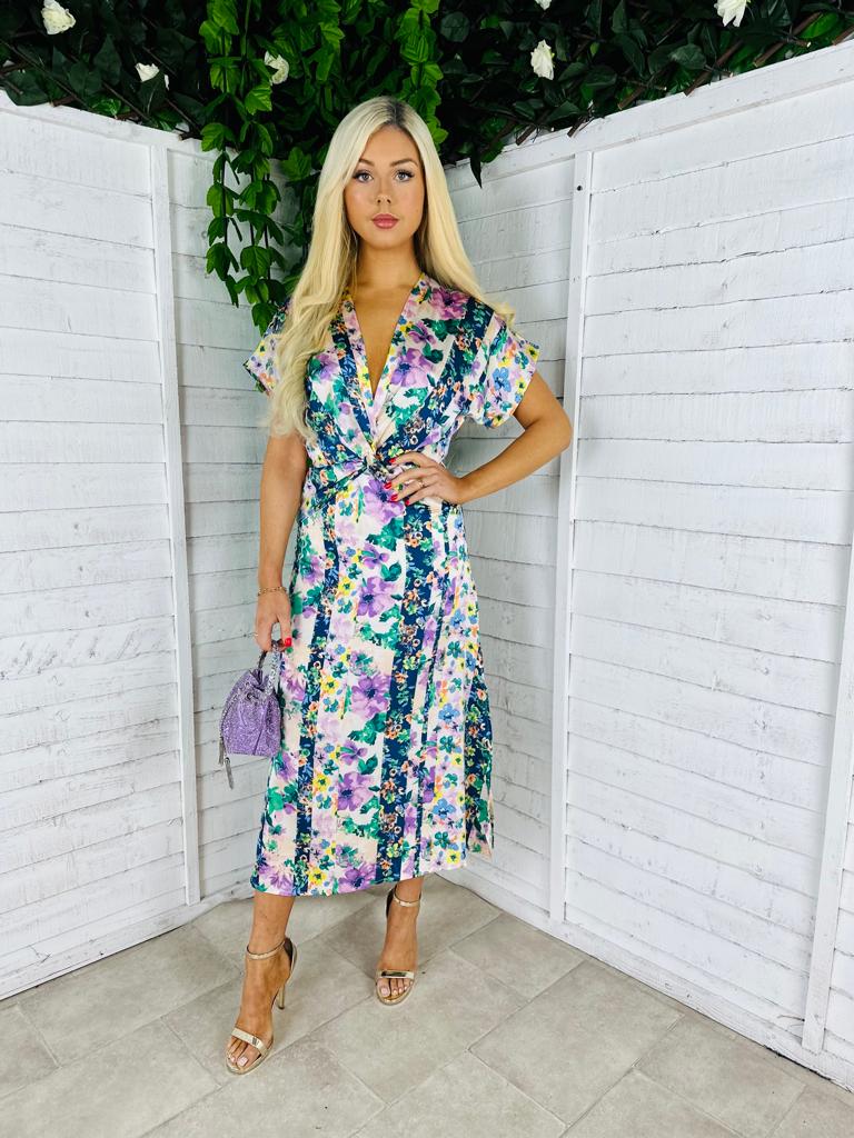 Tori Midi Dress Blue
