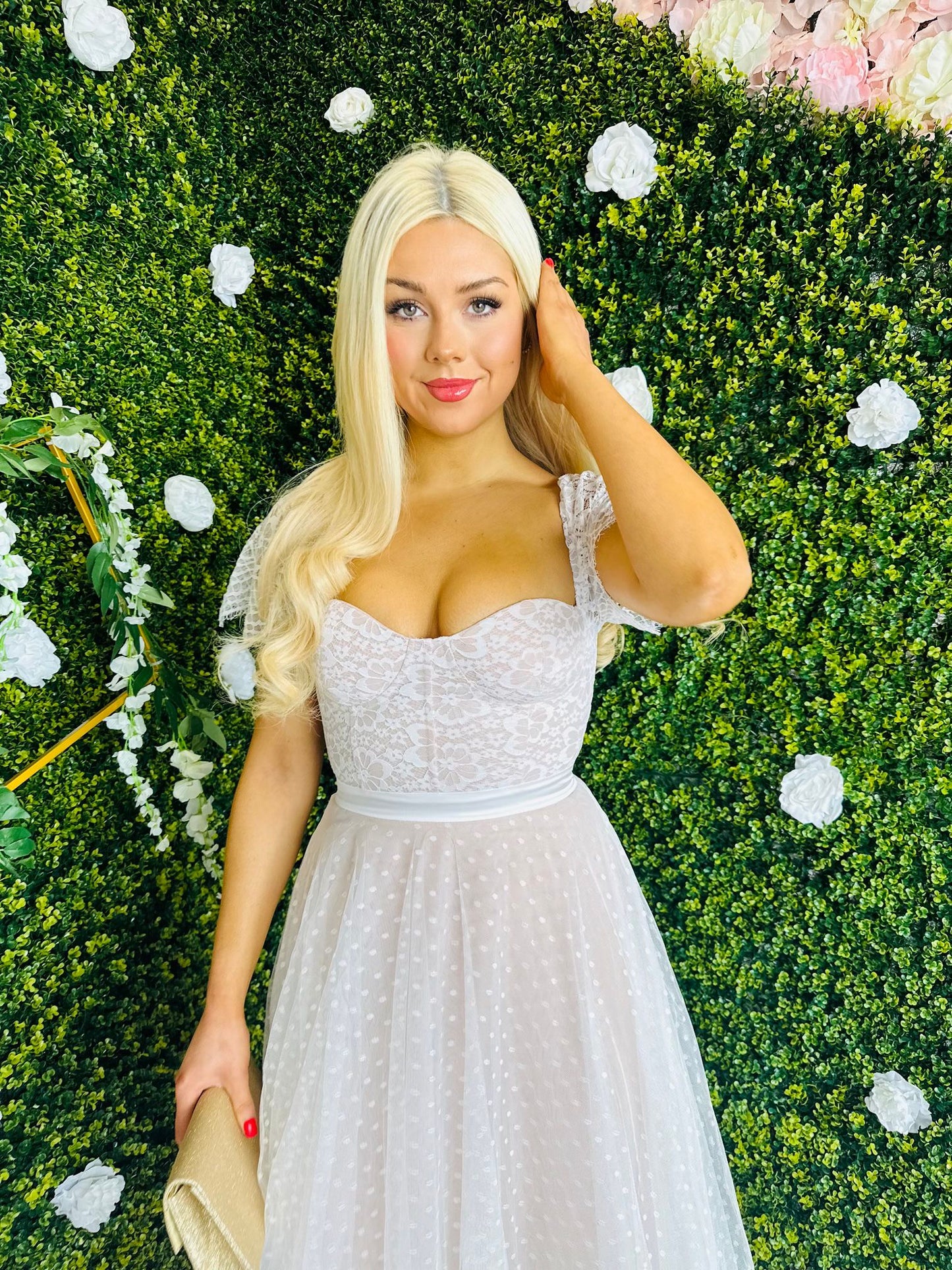 Maylinn Midi Dress Off White