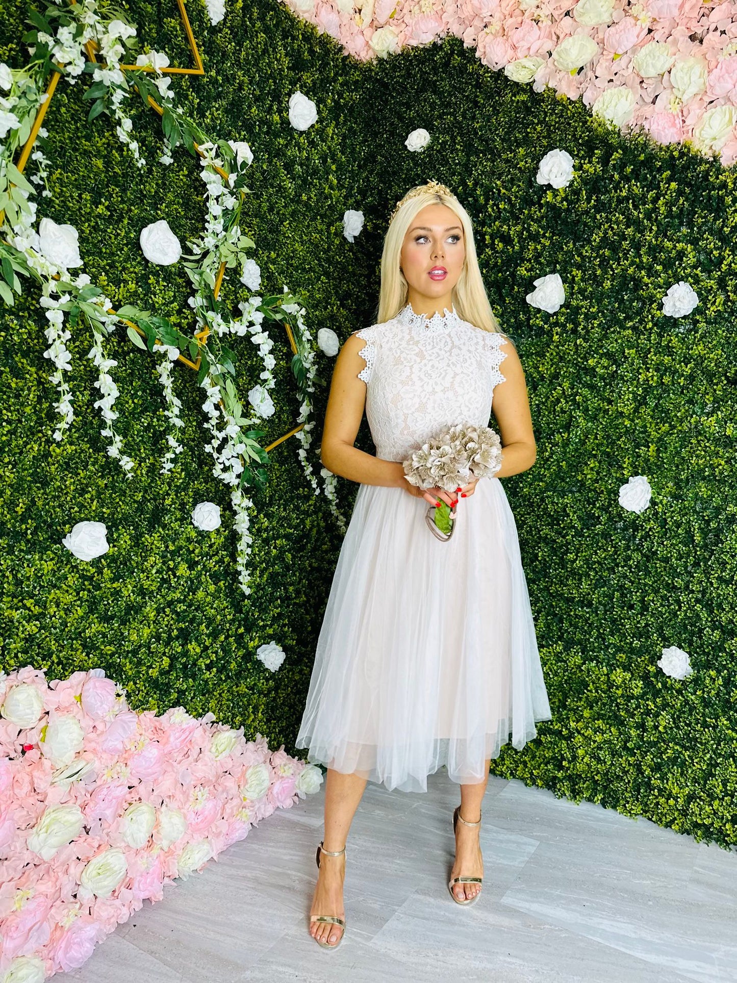Kimmy Midi Dress Off White