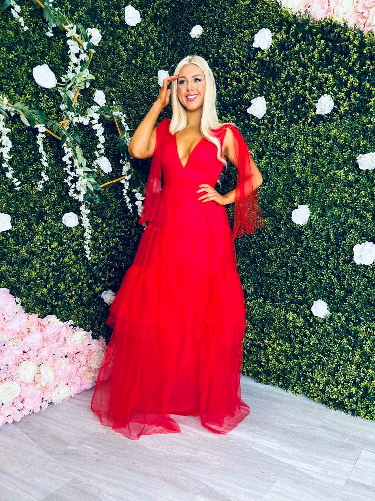 Britney Maxi Dress Rouge