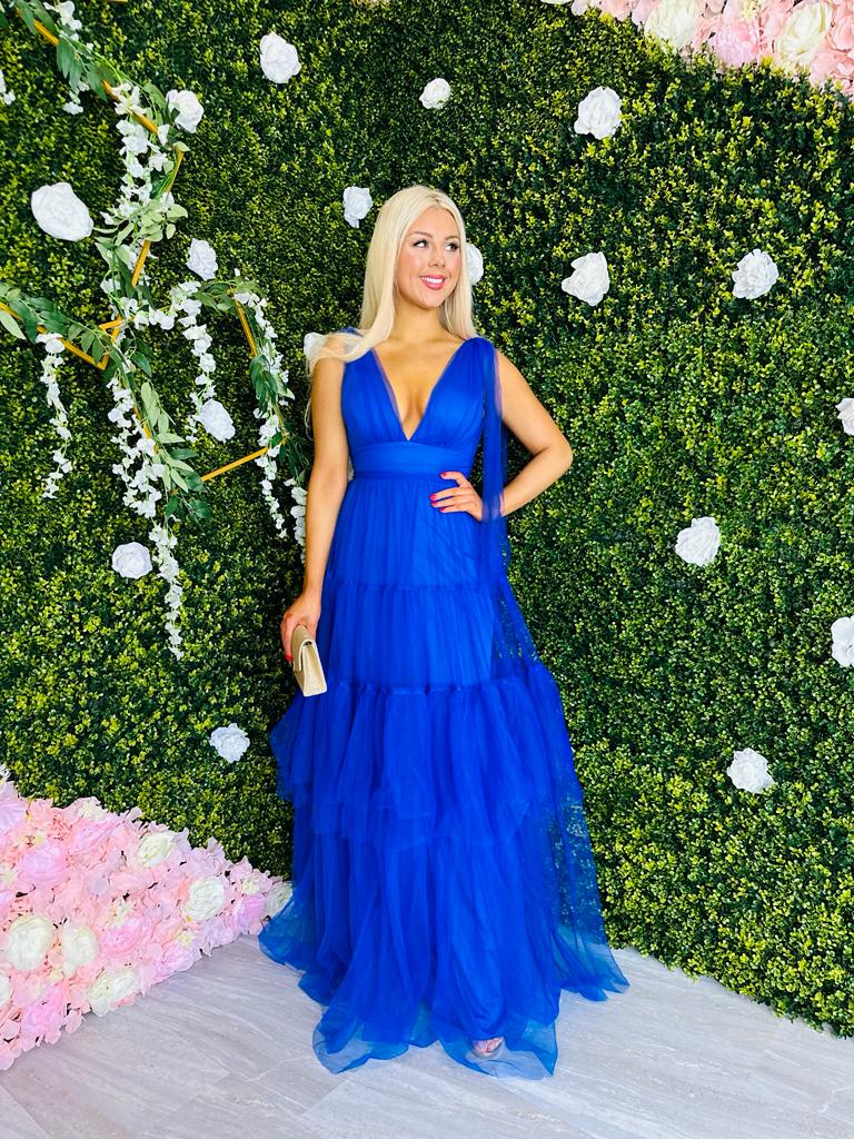 Britney Maxi Dress Cobalt