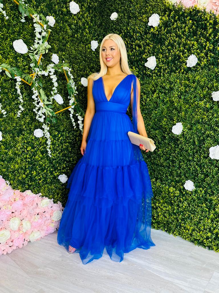 Britney Maxi Dress Cobalt