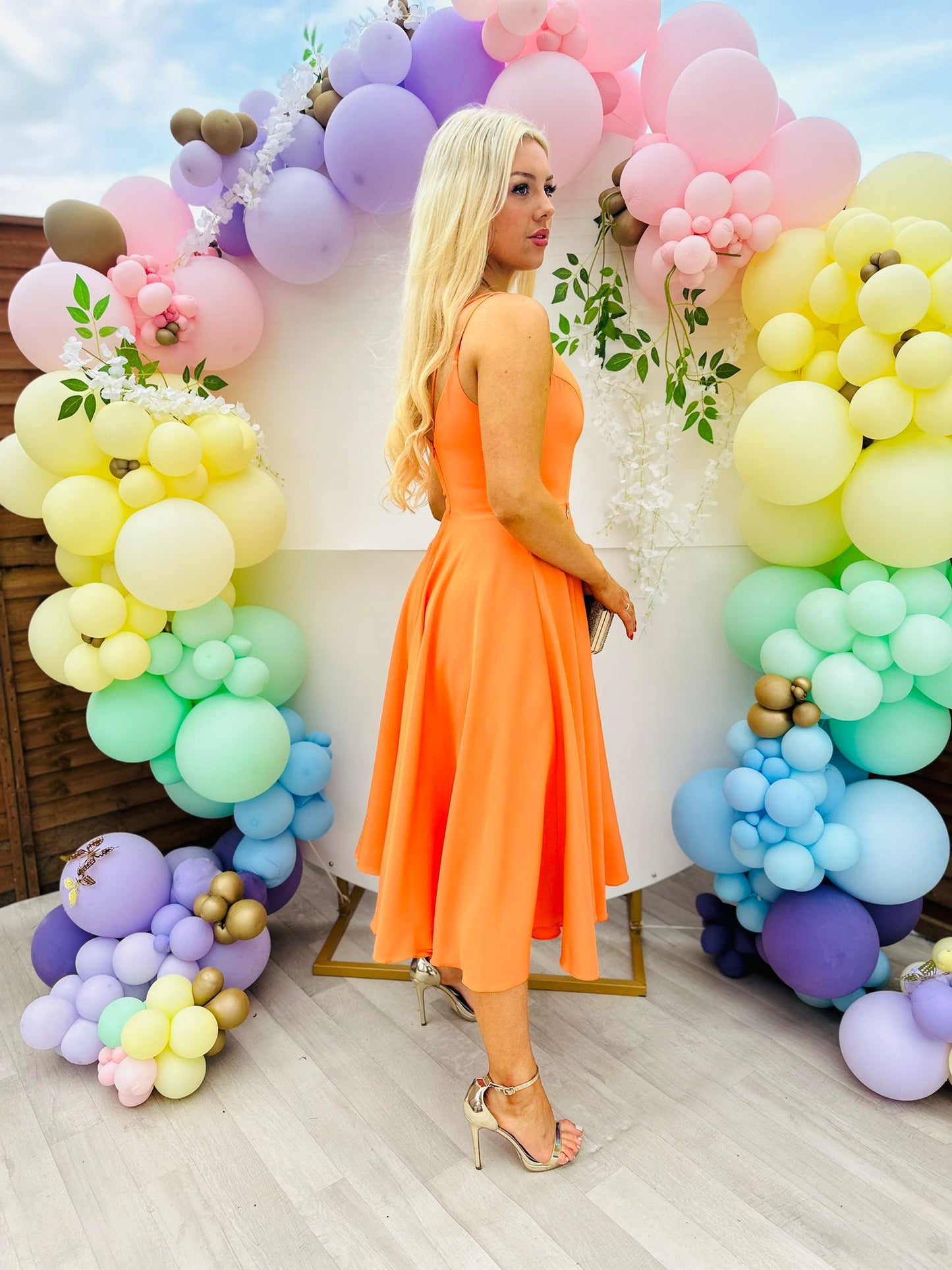 Kliona Midi Dress Amber