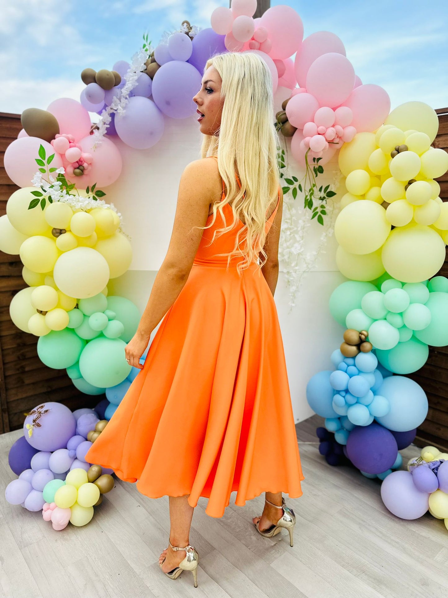 Kliona Midi Dress Amber