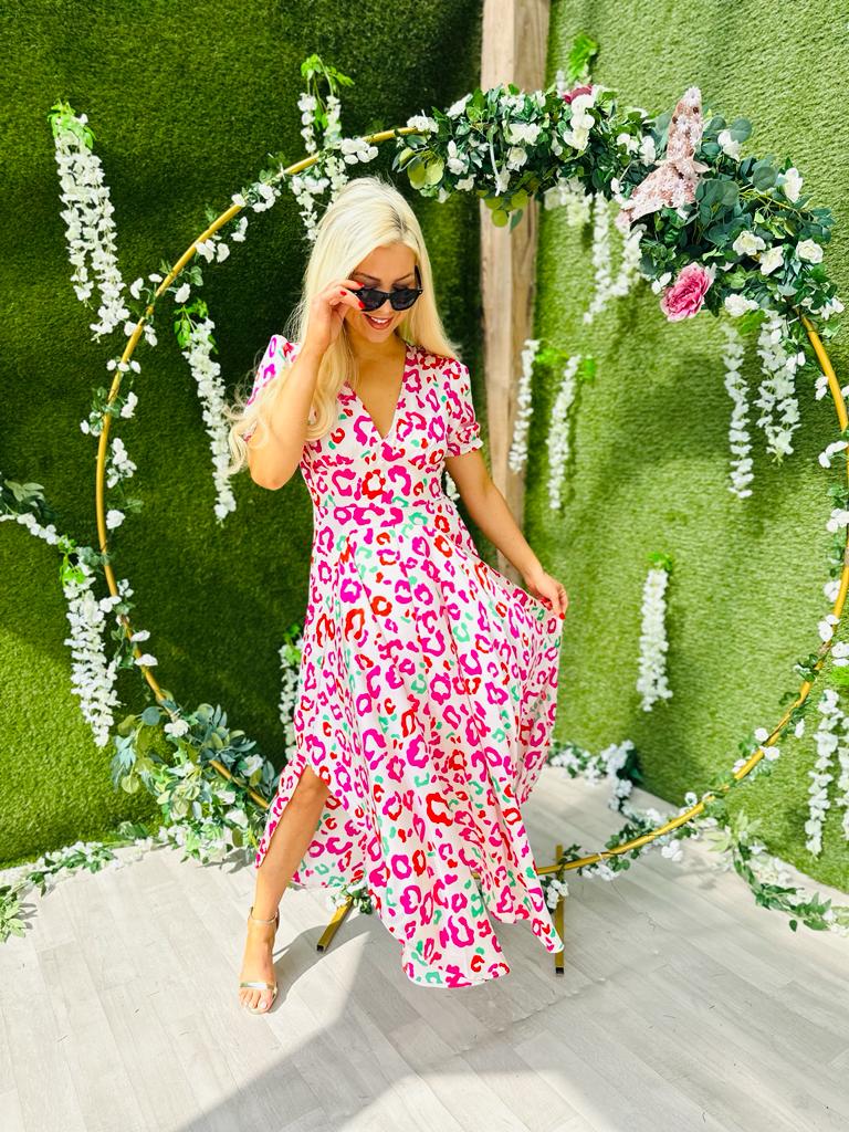 Jill Midi Dress White