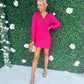 Amelia Sequin Mini Dress Fuchsia