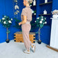 Marissa Short Sleeve Denim Jumpsuit Mocha PRE ORDER Arriving 15 August