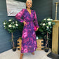 Emily Banded Midi Dress Navy