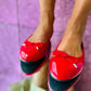 Stevie Ballet Pumps Red