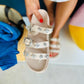 Brian Buckle Sandals Beige